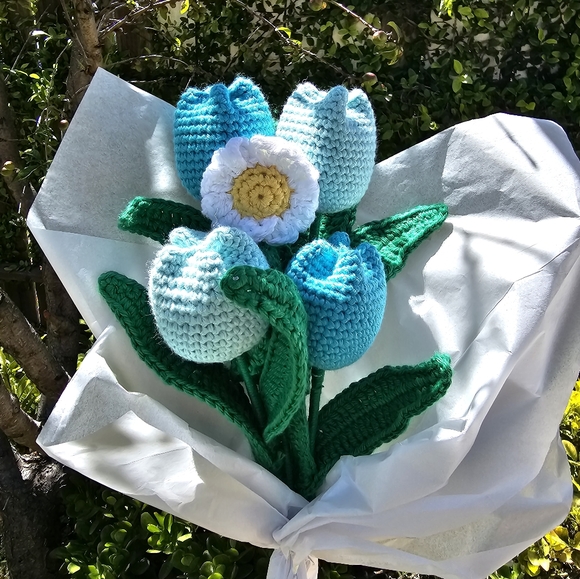Other - Handmade bouquet of tulips.